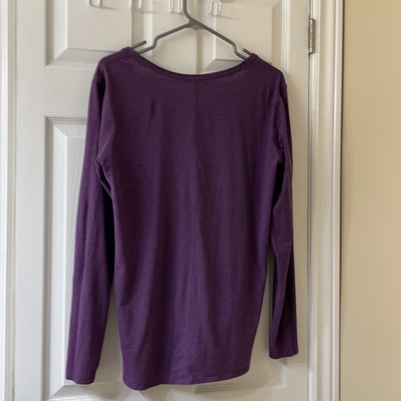 Lululemon long sleeve! Purple! Size 8 loose fit! - Picture 2 of 4